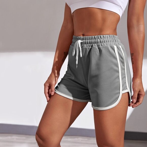 Women's Dolphin Shorts Soft Comfy Elastic Waist Athletic Workout Yoga Pants - Picture 5 of 16